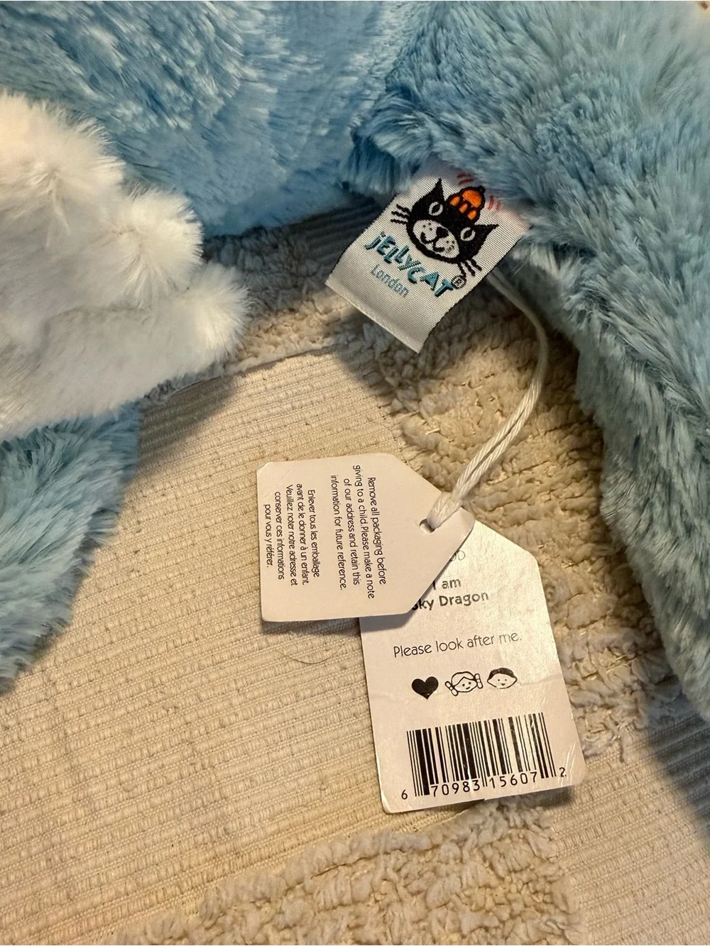 Jellycat plush dragon